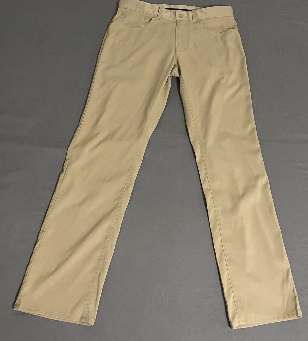 Brooks Brothers Performance Series Stretch 5-Pocket Pants 32x30 Khaki